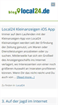 Mobile Screenshot of blog.local24.de