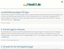 Tablet Screenshot of blog.local24.de